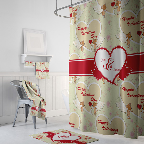Mouse Love Bath Towel Sets - 3-piece - In Context