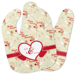 Mouse Love Baby Bib w/ Couple's Names
