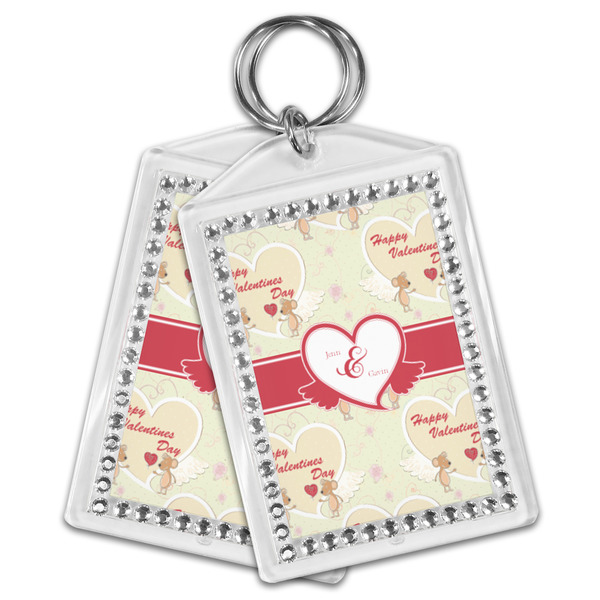 Mouse Love Bling Keychain - MAIN