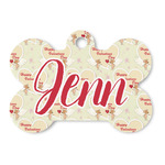 Mouse Love Bone Shaped Dog ID Tag (Personalized)