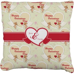Mouse Love Faux-Linen Throw Pillow 26" (Personalized)