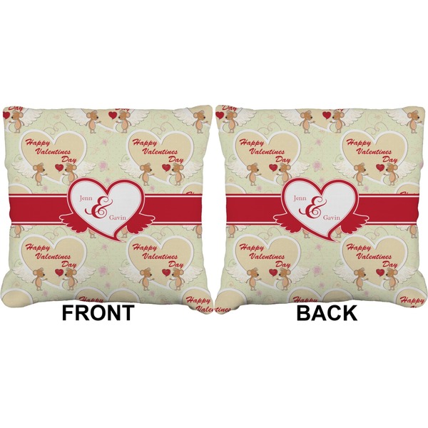 Mouse Love Burlap Pillow Approval