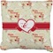 Mouse Love Burlap Pillow (Personalized)