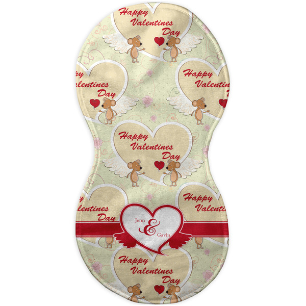 Mouse Love Burp Peanut Shaped Flat