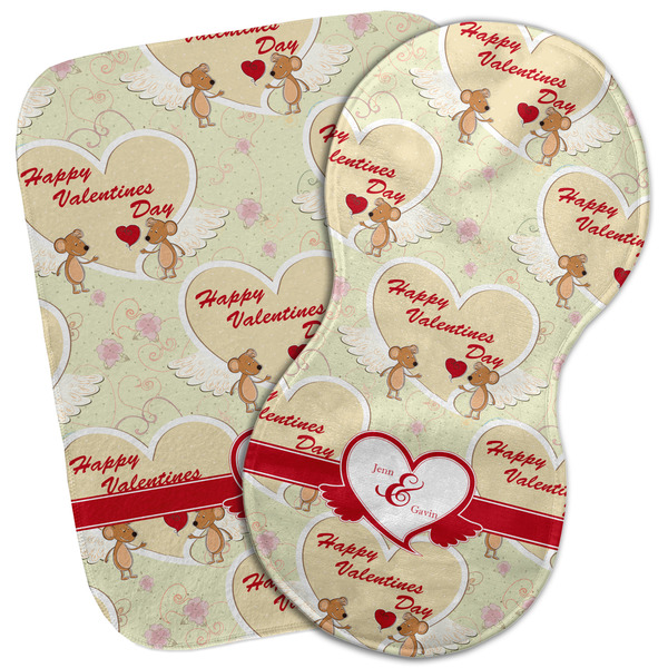 Custom Mouse Love Burp Cloth (Personalized)