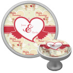 Mouse Love Cabinet Knob (Silver) (Personalized)
