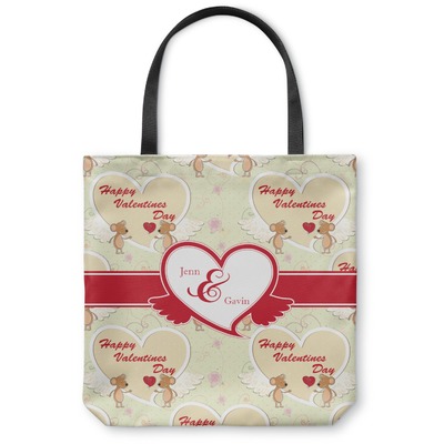 Mouse Love Canvas Tote Bag - Small - 13"x13" (Personalized)