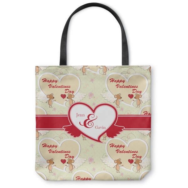 Custom Mouse Love Canvas Tote Bag - Small - 13"x13" (Personalized)