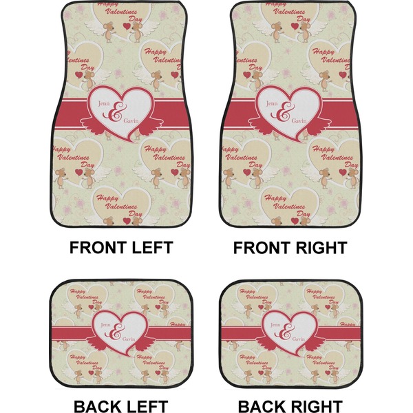 Mouse Love Car Floor Mats Set (2F + 2B)