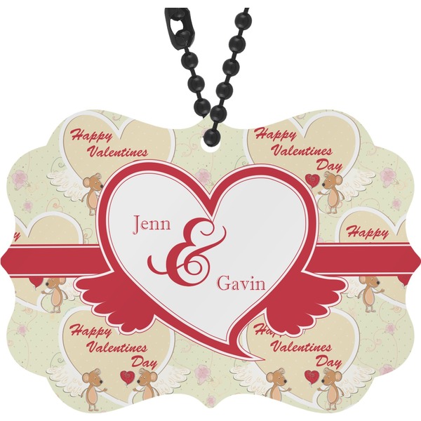 Custom Mouse Love Rear View Mirror Charm (Personalized)