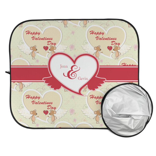 Mouse Love Car Sun Shades - FOLDED & UNFOLDED