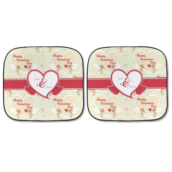 Mouse Love Car Sun Shades - FRONT