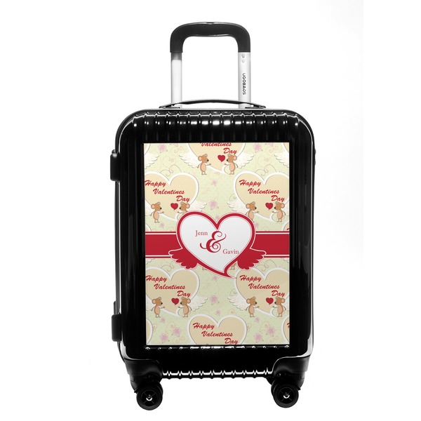 Custom Mouse Love Carry On Hard Shell Suitcase (Personalized)
