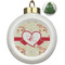 Mouse Love Ceramic Ball Ornament - Christmas Tree (Personalized)