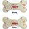 Mouse Love Ceramic Flat Ornament - Bone Front & Back (APPROVAL)