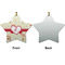 Mouse Love Ceramic Flat Ornament - Star Front & Back (APPROVAL)