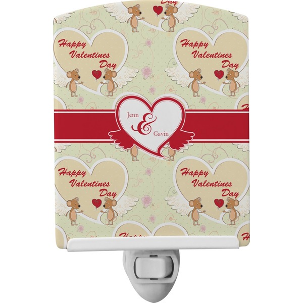 Custom Mouse Love Ceramic Night Light (Personalized)