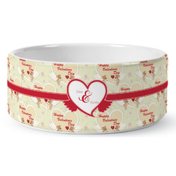 Mouse Love Ceramic Dog Bowl - Large (Personalized)