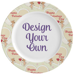 Mouse Love Ceramic Dinner Plates (Set of 4) (Personalized)