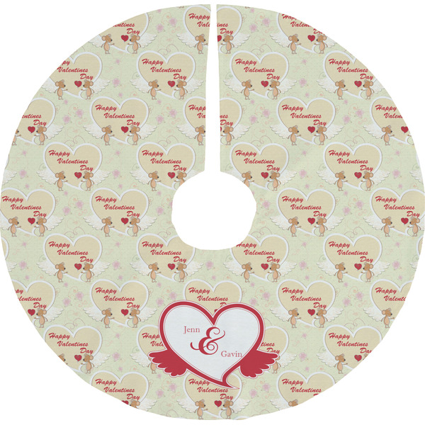 Custom Mouse Love Tree Skirt (Personalized)