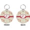 Mouse Love Circle Keychain (Front + Back)