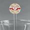 Mouse Love 5.5" Round Plastic Stir Sticks - Clear (Personalized)