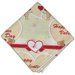 Mouse Love Cloth Dinner Napkin - Single w/ Couple's Names