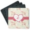 Mouse Love Coaster Rubber Back - Main