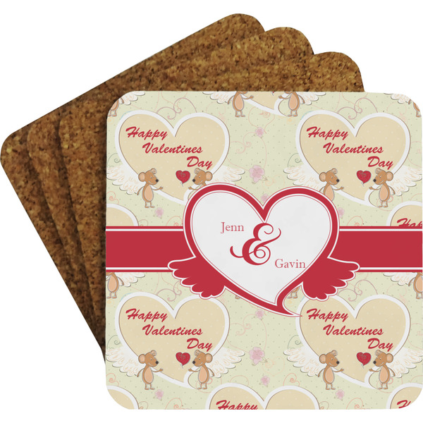 Mouse Love Coaster Set (Personalized)