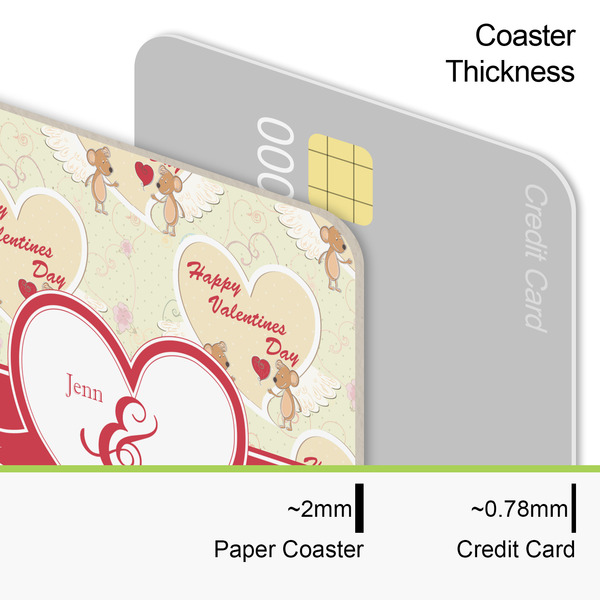 Mouse Love Coaster Thickness
