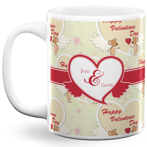 Custom Mouse Love 11 Oz Coffee Mug - White (Personalized)