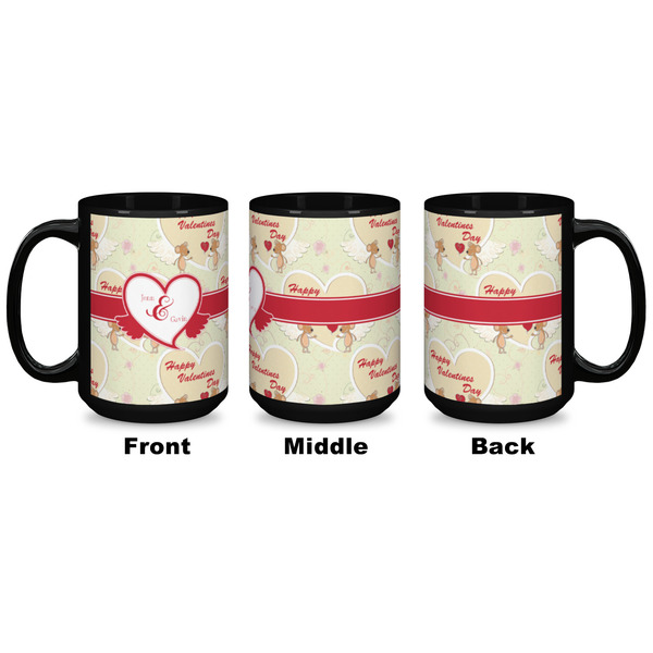 Mouse Love Coffee Mug - 15 oz - Black APPROVAL