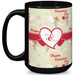 Mouse Love 15 Oz Coffee Mug - Black (Personalized)