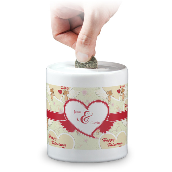 Custom Mouse Love Coin Bank (Personalized)
