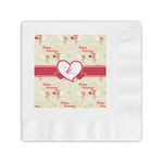 Mouse Love Coined Cocktail Napkins (Personalized)