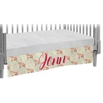 Mouse Love Crib Skirt (Personalized)