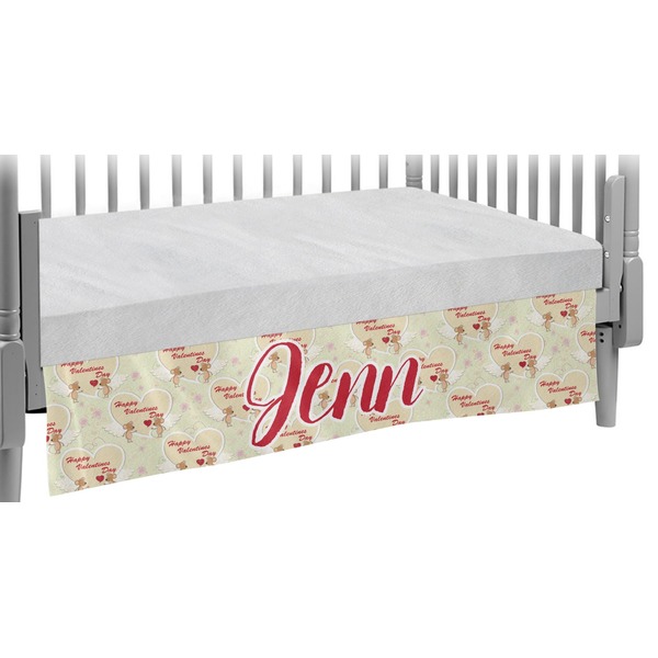 Custom Mouse Love Crib Skirt (Personalized)