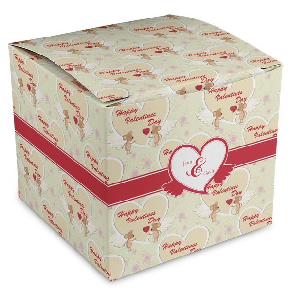 Custom Mouse Love Cube Favor Gift Boxes (Personalized)