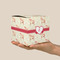 Mouse Love Cube Favor Gift Box - On Hand - Scale View