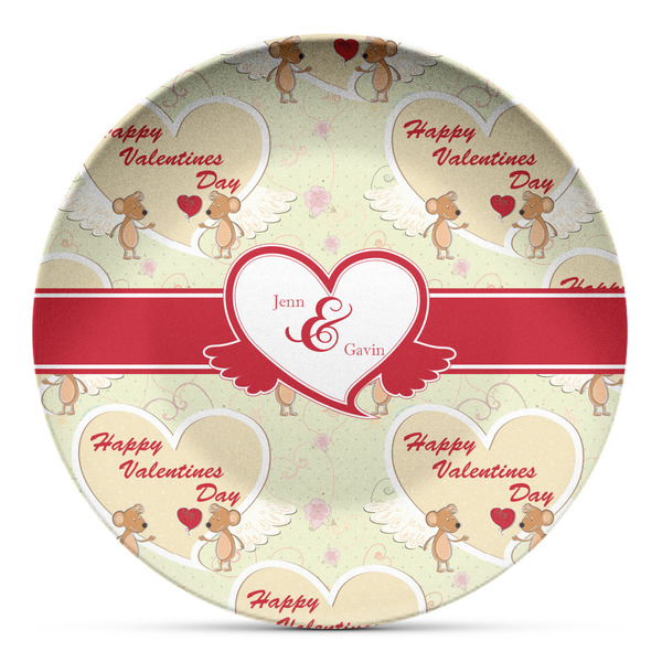 Custom Mouse Love Microwave Safe Plastic Plate - Composite Polymer (Personalized)