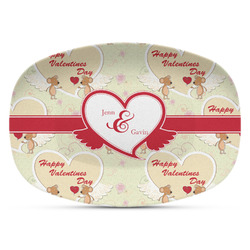 Mouse Love Plastic Platter - Microwave & Oven Safe Composite Polymer (Personalized)