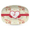 Mouse Love Plastic Platter - Microwave & Oven Safe Composite Polymer (Personalized)