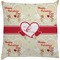 Mouse Love Decorative Pillow Case (Personalized)