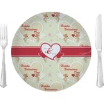 Mouse Love 10" Glass Lunch / Dinner Plates - Single or Set (Personalized)