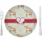 Mouse Love 10" Glass Lunch / Dinner Plates - Single or Set (Personalized)