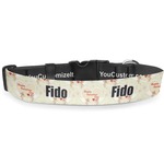 Mouse Love Deluxe Dog Collar - Double Extra Large (20.5" to 35") (Personalized)