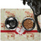Mouse Love Dog Food Mat - Large LIFESTYLE