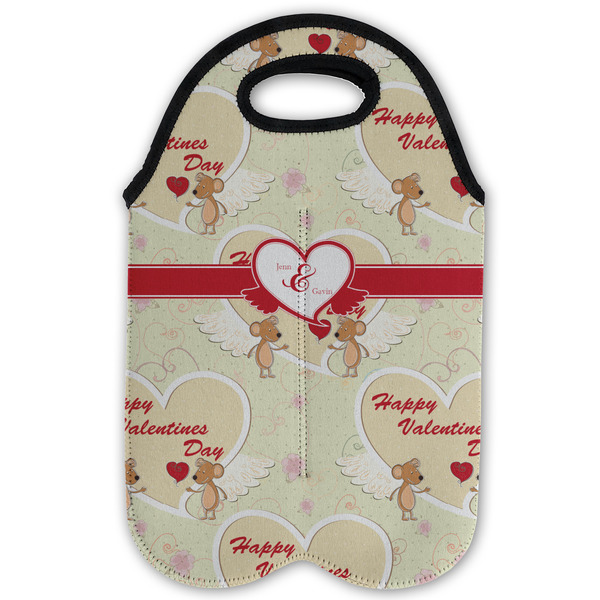 Mouse Love Double Wine Tote - Flat (new)