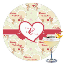 Mouse Love Printed Drink Topper - 3.5" (Personalized)