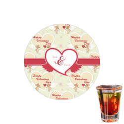 Mouse Love Printed Drink Topper - 1.5" (Personalized)